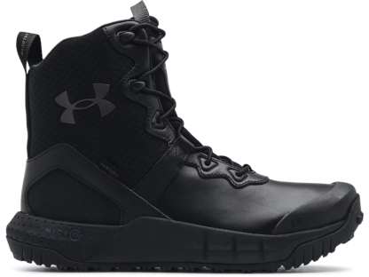 UA Men's Micro G Valsetz Leather Waterproof Tactical Boots