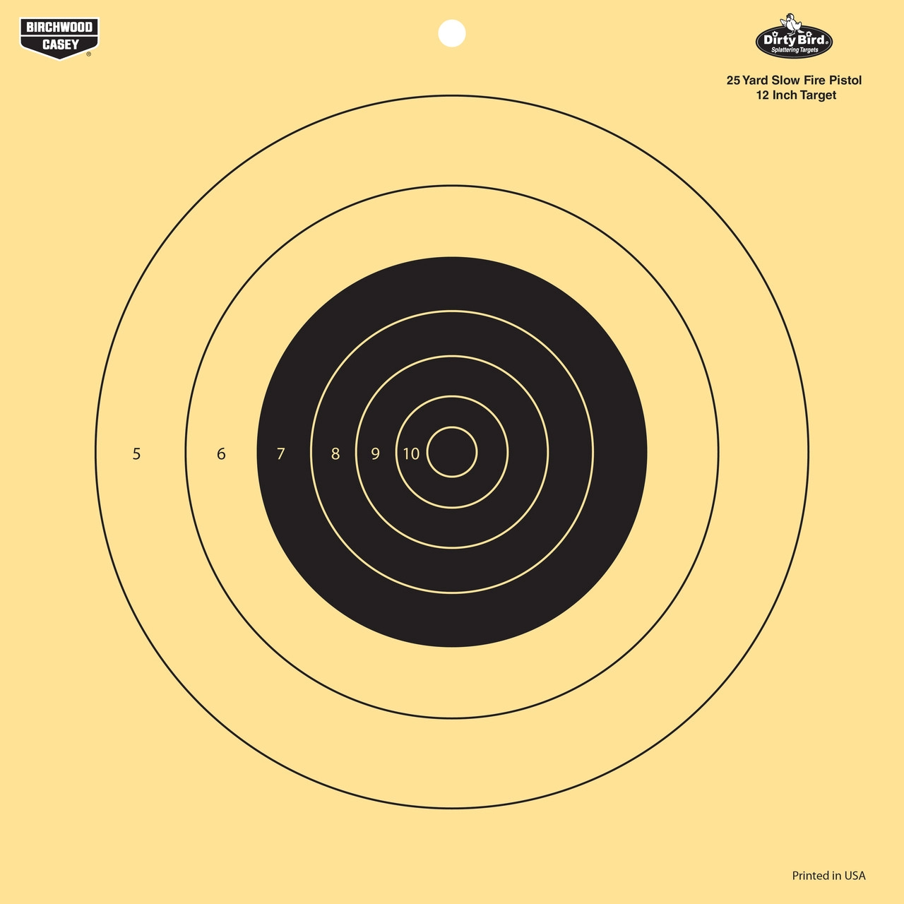 Dirty Bird 12 Inch 25 Yard Pistol Reactive Target - 12 Targets - C.O.P ...