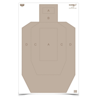 Eze-scorer 23 X 35 Ipsc Practice Target, 5 Targets