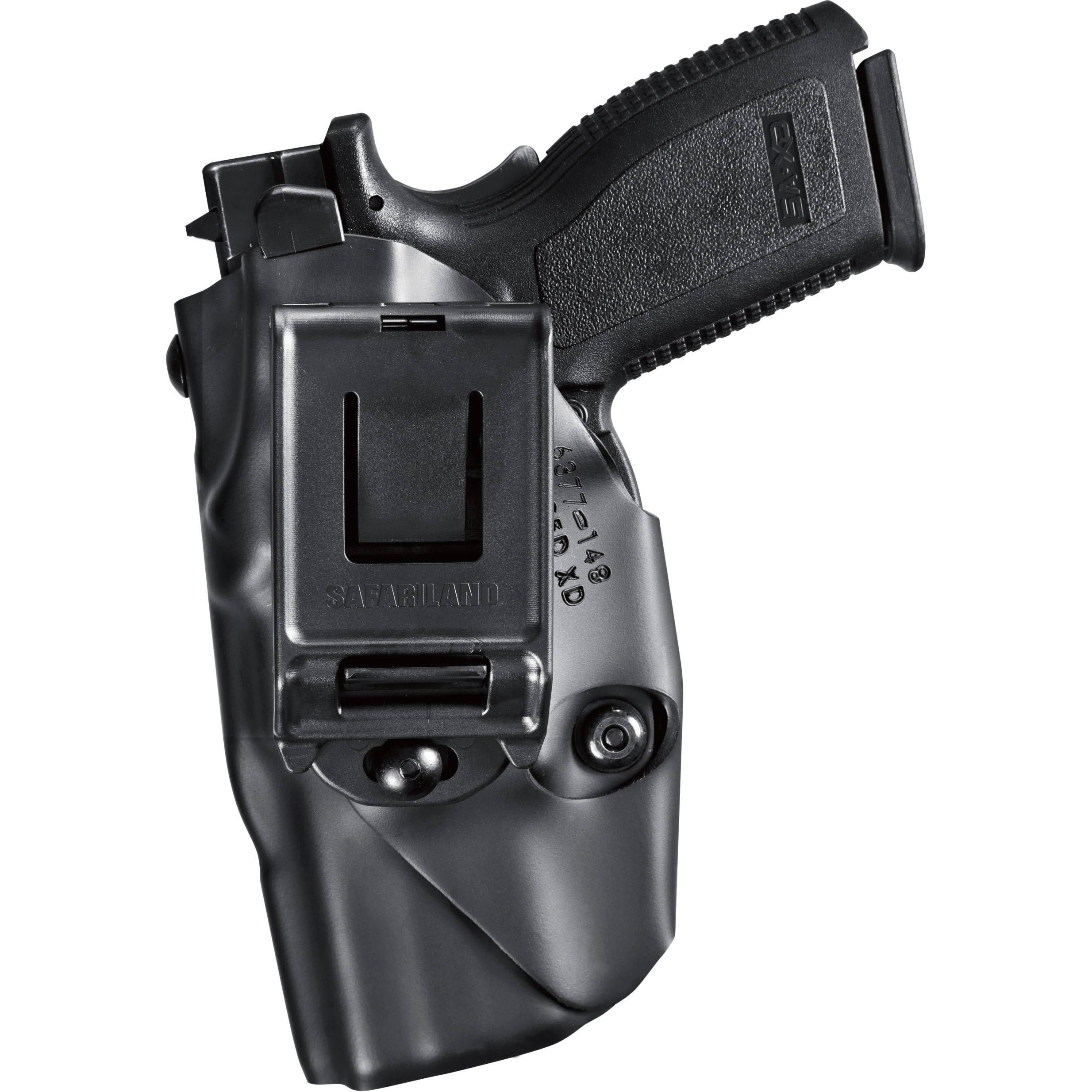 Model 6379 ALS Concealment Clip-On Belt Holster for Glock 20 Gens 1-4 w/ Light