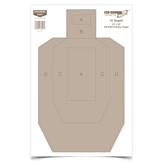 Eze-scorer 12 X 18 Bc Ipsc Practice Target