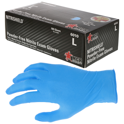 Blue 4 Mil Medical Grade Nitrile Disp
