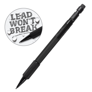 Mechanical Clicker Pencil - Black Pen With 1.3mm Black Lead