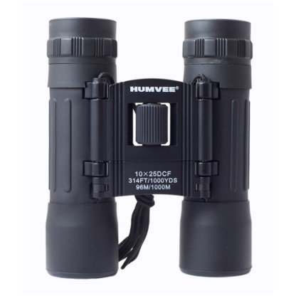 Humvee Compact Binocular - 10x25 - Black