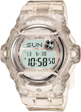 Baby-g Digital Watch W- Translucent Strap