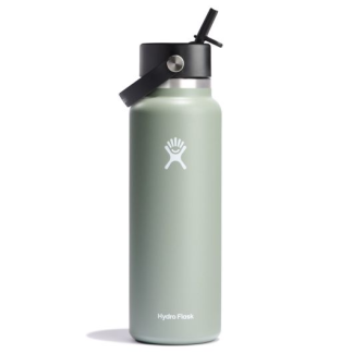 Wide Mouth Insulated Water Bottle W- Flex Straw Cap