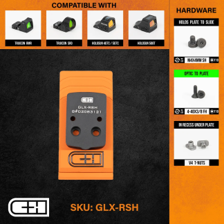 Optics Adapter Plate - For Glock 43x-48 Mos V4 Mil-leo