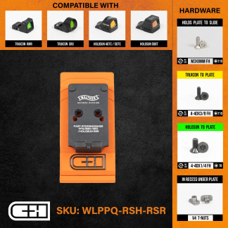 Optics Adapter Plate - Walther Ppq-q4-q5