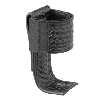 Basketweave Leather Steel Based Radio Holder