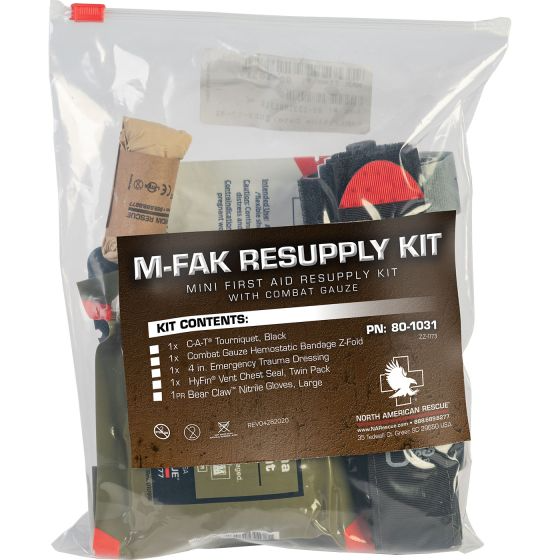 M-fak Resupply Kit W- Combat Gauze