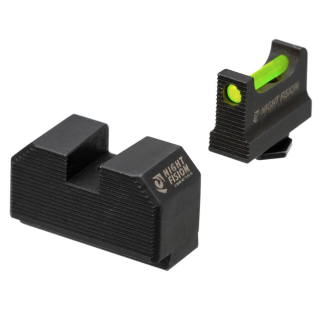 Optic Height Fiber Optic Sight Set For Glock 17-19-45-48 W- Rmr-507c-sro-acro