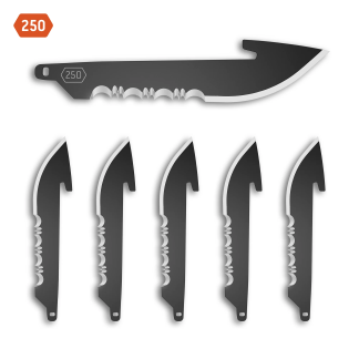 2.5 Utility W- Serrations Blade Pack (6 Blades)