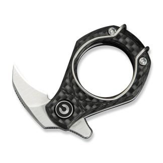 Civivi Pyrus Slip Joint Utility Knife Carbon Fiber Handle (0.65" 14c28n Blade)