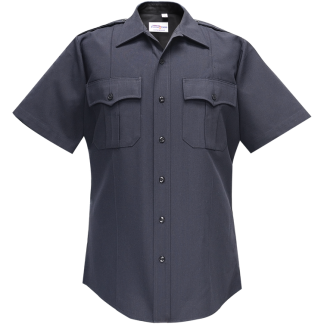 Deluxe Tropical Short Sleeve Shirt W- Convertible Sport Collar