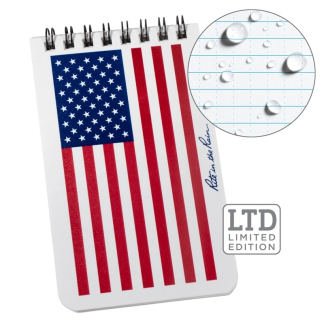 3''x5'' Notebook - Red-white-blue Flag