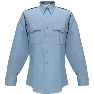 Deluxe Tropical Long Sleeve Shirt W- Pleated Pockets