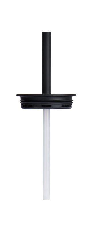 Press-in Straw Lid - Black