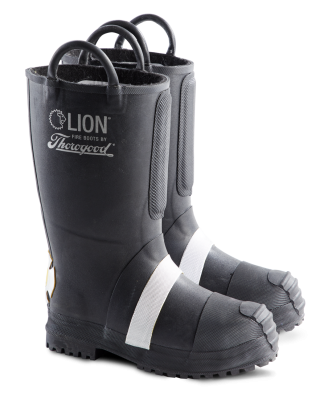 Hellfire - 14" Felt Insulated Rubber Boot