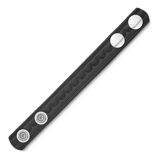 3-4" Basketweave Leather Belt Keeper