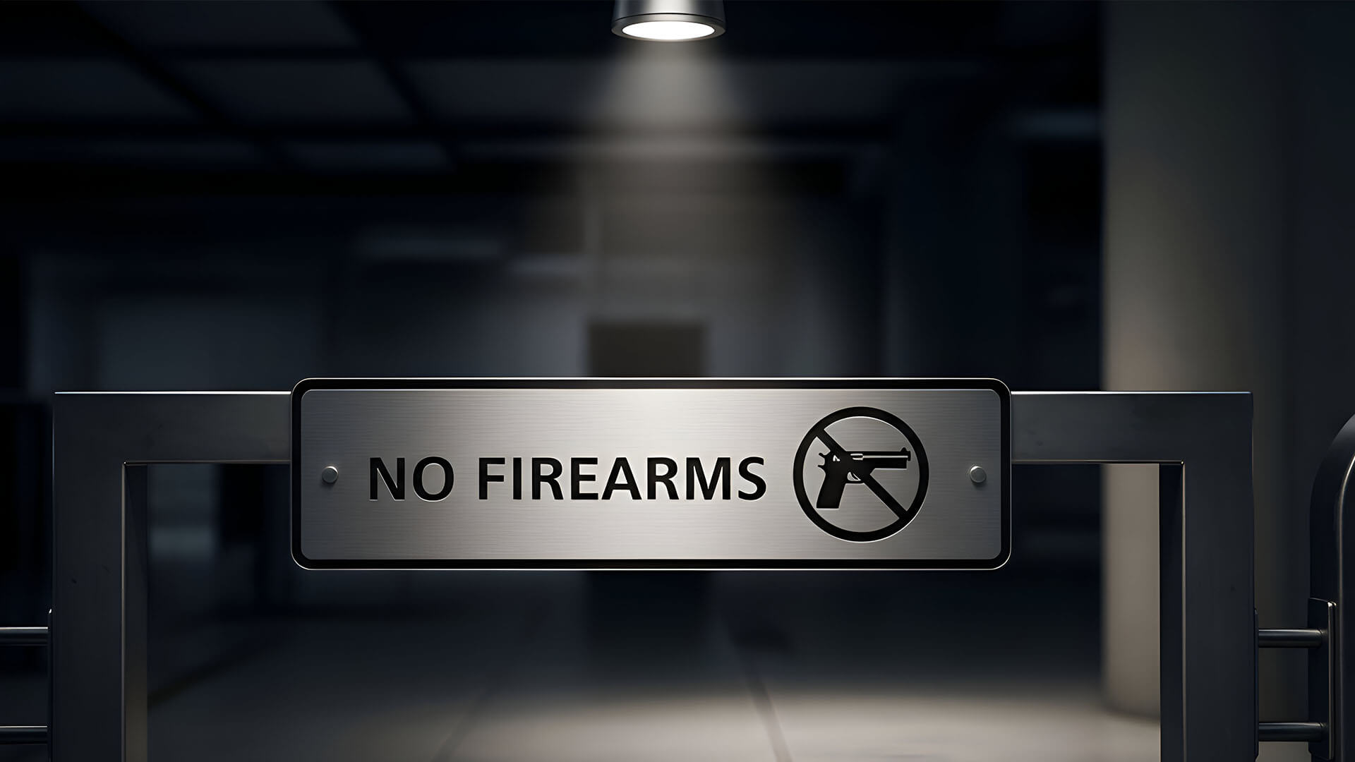 firearm ban in security hall