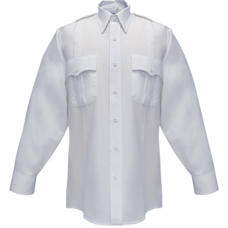 Duro Poplin Long Sleeve Shirt W- Sewn-in Creases
