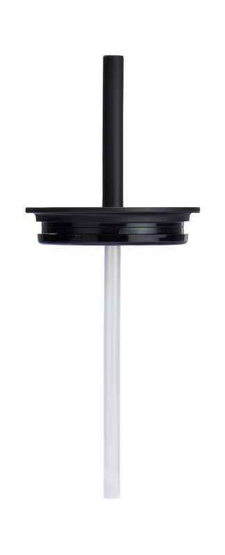 Press-in Straw Lid - Black