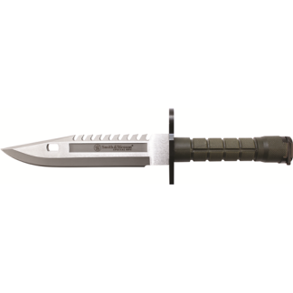 8 In Special Ops M-9 Bayonet Special Force Knife-green Polymer Scabbard