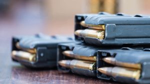 cluster of magazines for guns